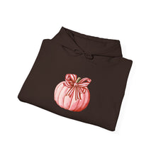 Load image into Gallery viewer, Fall-Themed Hoodie with Pumpkin Design, Cozy Sweatshirt for Autumn, Perfect for Halloween and Thanksgiving, Gift for Him/Her, Unisex [...]
