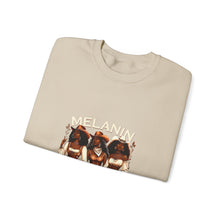 Load image into Gallery viewer, Melanin Magic Sweatshirt - Celebrating Diversity, Perfect Gift for Friends, Cozy Layer, Unisex Fashion, Fall/Winter Wear
