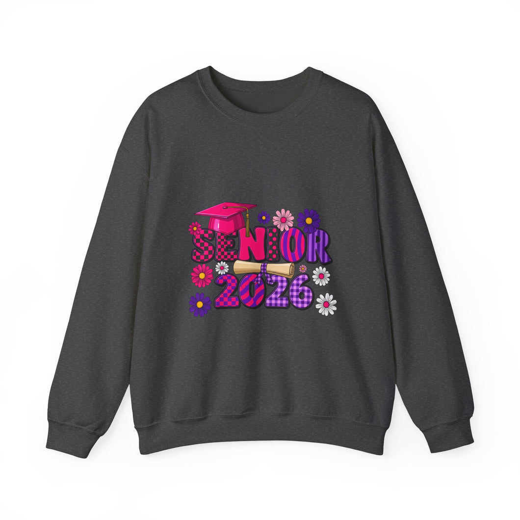 2026 Senior Crewneck Sweatshirt, Graduation Gift, Unisex College Sweatshirt, Class of 2026 Apparel, High School Graduation Outfit