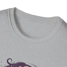 Load image into Gallery viewer, Halloween Rebel Skull Tee, Unisex T-Shirt, Softstyle Graphic Shirt, Halloween Costume, Fall Apparel, Gift for Him/Her
