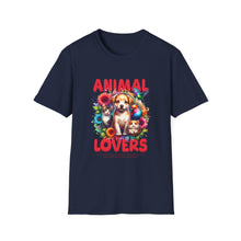 Load image into Gallery viewer, Animal Lovers Unisex T-Shirt | Perfect Gift for Pet Owners, Casual Wear, Animal Rescue Events, Birthdays, and More
