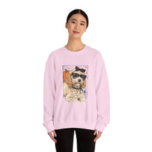 Load image into Gallery viewer, Fall Ready Dog Lover Sweatshirt, Cute Pet Apparel, Halloween Crewneck, Cozy Graphic Sweatshirt, Gift for Dog Parents, Unisex Dog Sweatshirt
