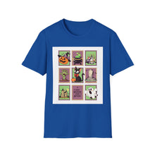 Load image into Gallery viewer, Spooky Halloween T-Shirt for Adults, Unisex Softstyle Tee, Perfect for Halloween Parties, Trick-or-Treat, Costume Wear, Fall Fashion
