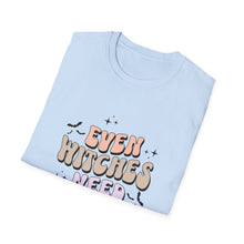 Load image into Gallery viewer, Unisex Coffee Lover T-Shirt - "Even Witches Need Coffee" - Perfect Gift for Halloween, Witchy Vibes, Casual Wear, Coffee Enthusiasts, [...]
