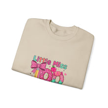 Load image into Gallery viewer, Little Miss Smarter Crewneck Sweatshirt - Kids Gift, Cute, Inspirational, Cozy, Everyday Wear
