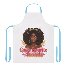 Load image into Gallery viewer, God's Favorite Baddie Apron - Stylish Cooking Gift for Foodies, Chefs, Culinary Arts, Home Cooking, Kitchen Decor
