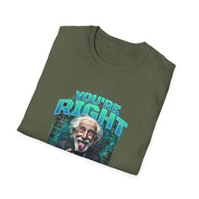 Load image into Gallery viewer, Genius Quote T-Shirt, Unisex Softstyle Tee, Fun Gift for Nerds, Motivational Shirt, Perfect for Birthdays, Casual Wear, Geeky Humor
