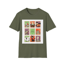 Load image into Gallery viewer, Halloween-Themed Unisex Softstyle T-Shirt: Spooky Fun for All Ages, Perfect for Parties, Celebrations, Trick or Treating, and Gifting!
