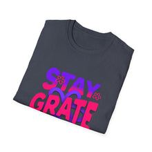Load image into Gallery viewer, Stay Grateful Unisex Softstyle T-Shirt - Inspirational Tee for Everyday Wear, Gift for Him/Her, Positive Vibes, Gratitude Shirt
