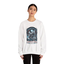 Load image into Gallery viewer, Haunted Rails Sweatshirt - Spooky Cozy Crewneck for Halloween, Perfect Gift for Ghost Lovers, Unisex Casual Wear

