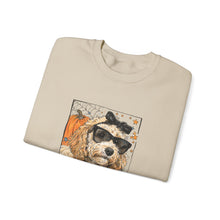 Load image into Gallery viewer, Fall Ready Dog Lover Sweatshirt, Cute Pet Apparel, Halloween Crewneck, Cozy Graphic Sweatshirt, Gift for Dog Parents, Unisex Dog Sweatshirt
