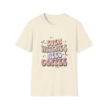 Load image into Gallery viewer, Unisex Coffee Lover T-Shirt - "Even Witches Need Coffee" - Perfect Gift for Halloween, Witchy Vibes, Casual Wear, Coffee Enthusiasts, [...]
