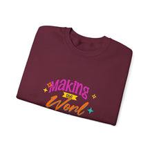 Load image into Gallery viewer, Brightening the World Crewneck Sweatshirt, Cozy Unisex Pullover, Perfect Gift for Friends, Inspirational Apparel for Every Occasion, [...]
