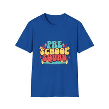 Load image into Gallery viewer, Playful Preschool Squad T-Shirt, Unisex Graphic Tee for Kids, Fun Birthday Gift, Back to School Apparel, Cute Family Outfit
