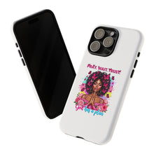 Load image into Gallery viewer, Inspirational Phone Case, Pray Wait Trust God Has a Plan, Spiritual Gift, Motivational Decor, Faith-Based Accessory
