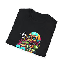 Load image into Gallery viewer, Funny Skull Quotes Unisex Softstyle T-Shirt, Do what makes you Happy, Graphic Tee, Sarcastic Shirt, Gift for Skull Lovers, Halloween Shirt
