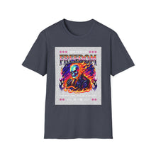 Load image into Gallery viewer, Freedom Graphic Tee for Rebels, Unisex Softstyle T-Shirt, Casual Wear, Gift for Independence Day, Alternative Fashion, Festival Outfit
