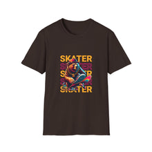 Load image into Gallery viewer, Retro Skater Unisex T-Shirt - Perfect for Skate Lovers, Streetwear, Casual Wear, Gift for Him/Her, Summer Fashion
