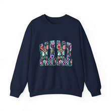 Load image into Gallery viewer, Floral Graphic Crewneck Sweatshirt, Cozy Unisex Sweatshirt, Everyday Comfort Sweatshirt, Flower Print Pullover, Trendy Gift Ideas
