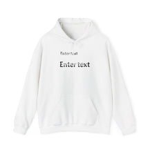 Load image into Gallery viewer, Customizable Unisex Hoodie with Text Design for Personalized Gifts, Cozy Sweatshirt for All Occasions, Perfect for Birthdays, [...]
