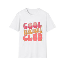 Load image into Gallery viewer, Cool Teachers Club T-Shirt, Teacher Appreciation Gift, Back-to-School Shirt, Fun Teacher Tee, Casual Classroom Attire
