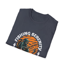 Load image into Gallery viewer, Unisex Fishing Serenity T-Shirt, Relaxed Life Tee for Fishing Enthusiasts, Outdoor Lover Gift, Casual Wear, Birthday Present, [...]
