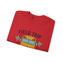 Load image into Gallery viewer, Field Trip Vibes Sweatshirt | Unisex Crewneck for Adventure Lovers, Casual Wear, School Events, Gifts for Students
