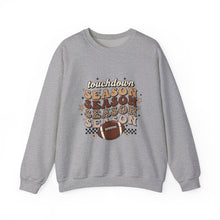 Load image into Gallery viewer, Touchdown Season Sweatshirt - Cozy Gift for Football Fans, Autumn Apparel, Game Day Wear, Unisex Crewneck

