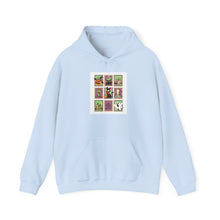 Load image into Gallery viewer, Botanical Collage Hoodie - Cozy Unisex Heavy Blend Sweatshirt, Gifts for Plant Lovers, Nature Lovers, Eco-Friendly Fashion, Unique Artwork

