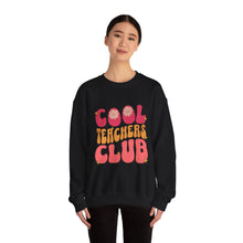 Load image into Gallery viewer, Cool Teachers Club Sweatshirt - Fun Teacher Apparel, Gift for Educators, Teacher Appreciation, School Spirit Wear, Cozy Unisex Crewneck
