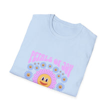 Load image into Gallery viewer, Petals of Joy T-Shirt, Flower Graphic Tee, Positive Vibe Apparel, Unisex Casual Shirt, Spring/Summer Fashion, Gift for Friends

