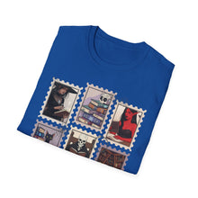 Load image into Gallery viewer, Literary Cat Lover T-Shirt, Fun Gift for Book Lovers, Cozy Reading Tee, Perfect for Birthdays, Cat-Themed Casual Wear
