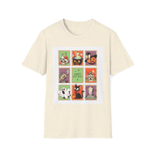Load image into Gallery viewer, Halloween-Themed Unisex Softstyle T-Shirt: Spooky Fun for All Ages, Perfect for Parties, Celebrations, Trick or Treating, and Gifting!
