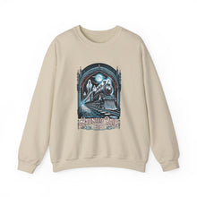 Load image into Gallery viewer, Haunted Rails Sweatshirt - Spooky Cozy Crewneck for Halloween, Perfect Gift for Ghost Lovers, Unisex Casual Wear
