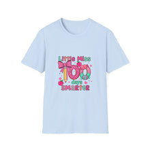 Load image into Gallery viewer, Little Miss 100 Days Smarter T-Shirt, Fun Teacher Gift, Kids' Milestone Celebration, School Spirit Shirt, Unisex Softstyle Tee

