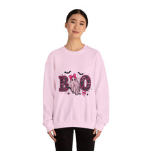 Load image into Gallery viewer, Boo Ghost Halloween Sweatshirt, Unisex Cozy Crewneck, Spooky Season Apparel, Cute Halloween Gift, Fall Fashion
