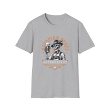 Load image into Gallery viewer, Rustic Skeleton T-Shirt, Graphic Tee for Day of the Dead, Casual Wear, Unique Gift, Halloween Shirt
