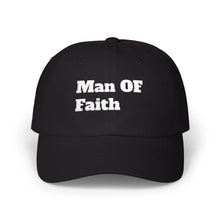 Load image into Gallery viewer, Funny Quotes Classic Dad Cap, Man Of Faith Hat, Embroidered Baseball Hat, Vintage Style Retro Hat, Father's Day Gift Idea
