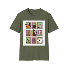 Load image into Gallery viewer, Spooky Halloween T-Shirt for Adults, Unisex Softstyle Tee, Perfect for Halloween Parties, Trick-or-Treat, Costume Wear, Fall Fashion
