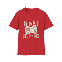 Load image into Gallery viewer, Humble Beginnings Unisex Softstyle T-Shirt, Inspirational Tee, Motivational Gift, Casual Wear, Everyday Apparel, Trendy Shirt
