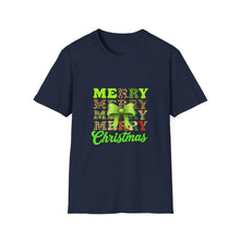 Load image into Gallery viewer, Merry Christmas Unisex T-Shirt, Holiday Apparel, Festive Tee, Gift for Her/Him, Christmas Party Shirt
