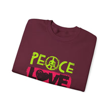 Load image into Gallery viewer, Peace Love Empathy Sweatshirt | Unisex Cozy Crewneck | Inspirational Gift | Casual Wear | Everyday Comfort
