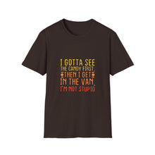 Load image into Gallery viewer, Playful Unisex T-Shirt for Candy Lovers - Funny Graphic Tee, Gift for Kids, Summer Wear, Trendy Statement Shirt, Halloween Outfit
