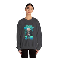 Load image into Gallery viewer, Genius Sweatshirt, Unisex Crewneck, Funny Gift for Science Lovers, Chill Vibe, Birthday Present, Casual Wear
