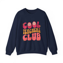 Load image into Gallery viewer, Cool Teachers Club Sweatshirt - Fun Teacher Apparel, Gift for Educators, Teacher Appreciation, School Spirit Wear, Cozy Unisex Crewneck
