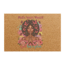 Load image into Gallery viewer, Bohemian Doormat with Floral Design, Home Decor, Entryway Mat, Gifts for Her, Housewarming Present, Welcome Mat
