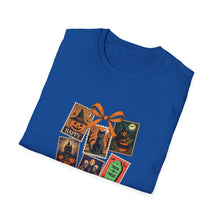 Load image into Gallery viewer, Halloween-Themed Unisex Softstyle T-Shirt, Spooky Graphic Tee, Trick or Treat Shirt, Fall Festival Apparel, Ghostly Vibe Wear
