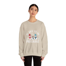 Load image into Gallery viewer, Cheerful Holiday Sweatshirt, Cozy Gift, Unisex Crewneck, Family Gathering Wear, Seasonal Fashion, Cute Winter Apparel
