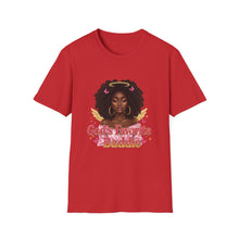 Load image into Gallery viewer, Gods Favorite Baddie Unisex T-Shirt, African American Woman Tee, Black Princess Shirt, Black History Gift, Self Love Apparel
