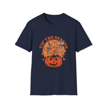 Load image into Gallery viewer, Halloween Pumpkin Unisex T-Shirt | Festive Tee for Fall, Spooky Season Wear, Casual Halloween Outfit, Trick or Treat Shirt, Gift for [...]
